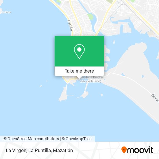 La Virgen, La Puntilla map