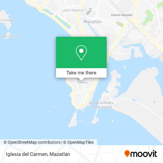 Iglesia del Carmen map