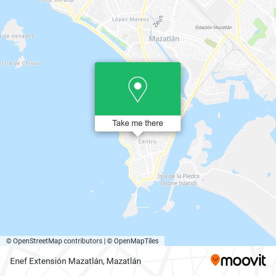 Enef Extensión Mazatlán map