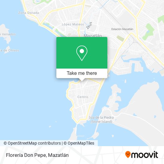 Mapa de Florería Don Pepe