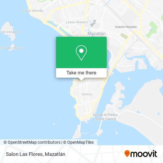 Salon Las Flores map