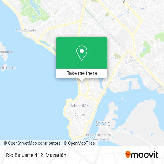 Rio Baluarte 412 map