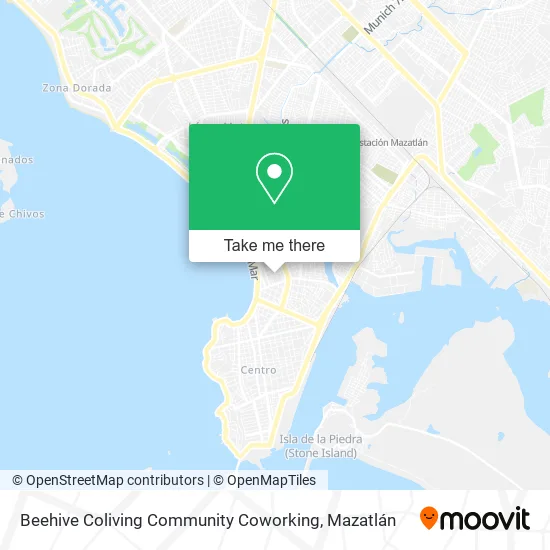Beehive Coliving Community Coworking map