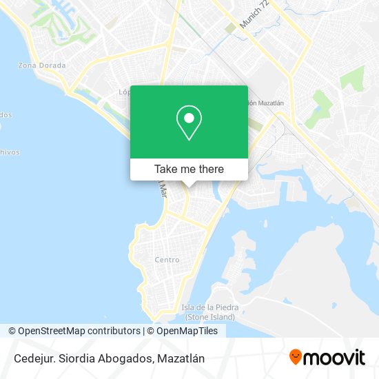 Mapa de Cedejur. Siordia Abogados