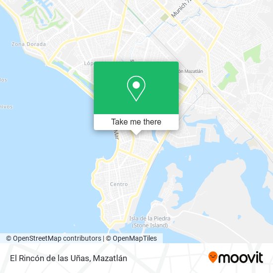Mapa de El Rincón de las Uñas