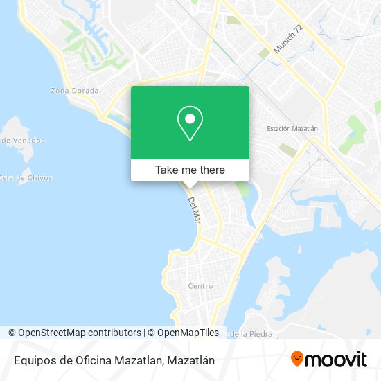 Mapa de Equipos de Oficina Mazatlan