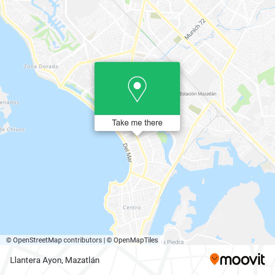 Mapa de Llantera Ayon