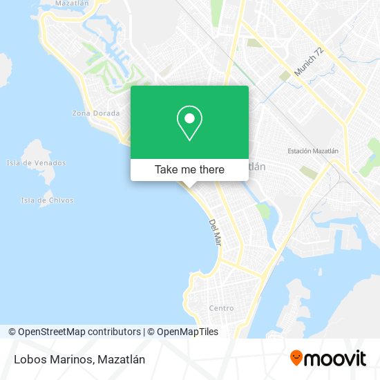 Mapa de Lobos Marinos