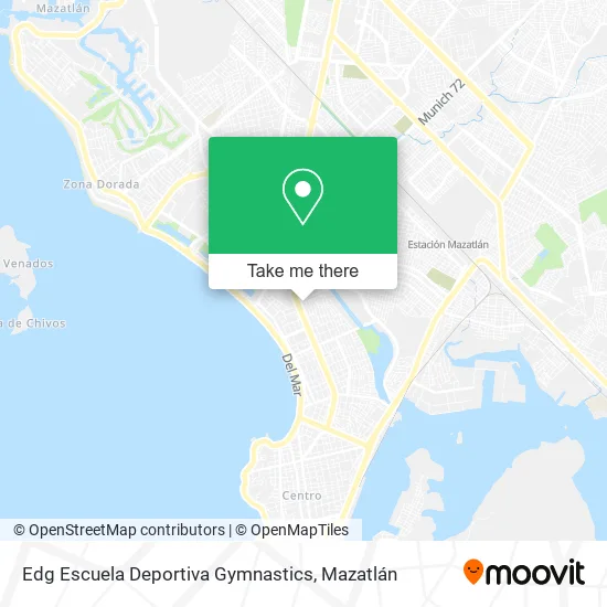 Edg Escuela Deportiva Gymnastics map
