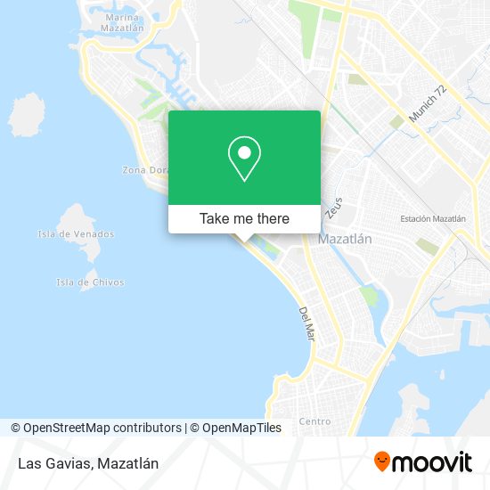 Mapa de Las Gavias