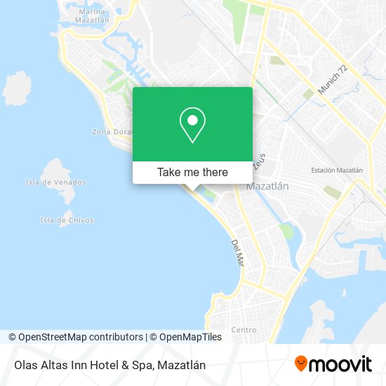 Olas Altas Inn Hotel & Spa map