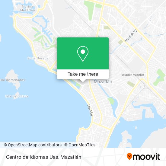 Centro de Idiomas Uas map