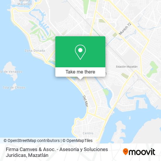 Firma Camves & Asoc. - Asesoría y Soluciones Jurídicas map