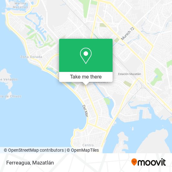 Mapa de Ferreagua