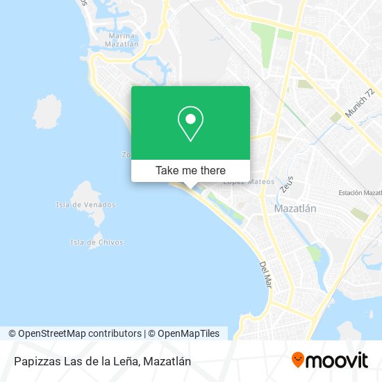 Papizzas Las de la Leña map