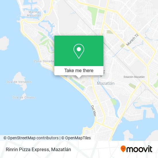 Rinrin Pizza Express map