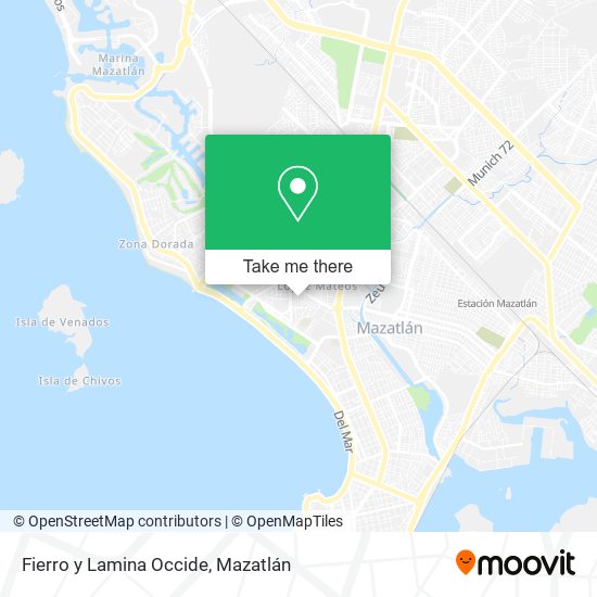 Mapa de Fierro y Lamina Occide