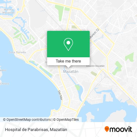 Hospital de Parabrisas map