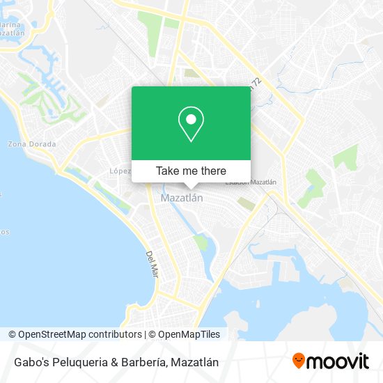 Gabo's Peluqueria & Barbería map