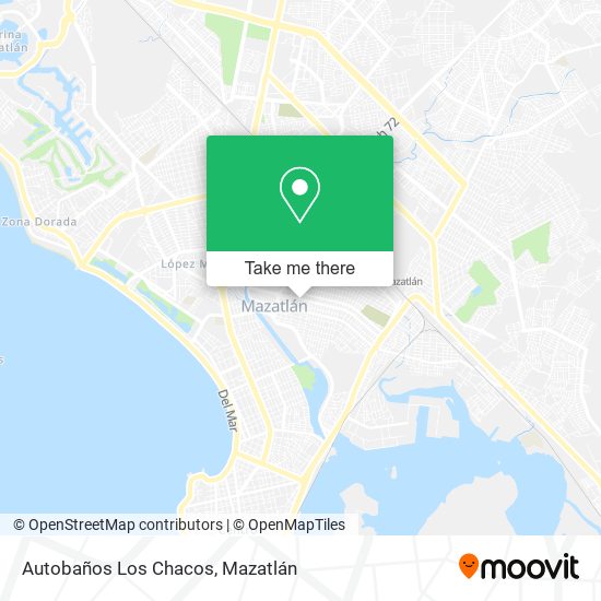 Mapa de Autobaños Los Chacos