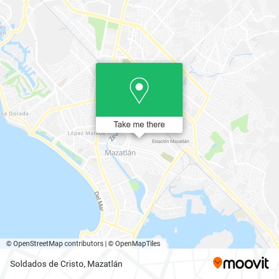 Soldados de Cristo map