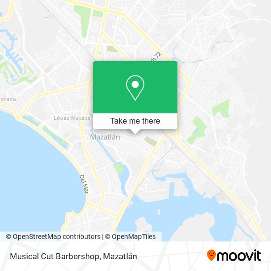 Musical Cut Barbershop map