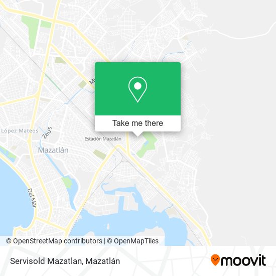 Mapa de Servisold Mazatlan