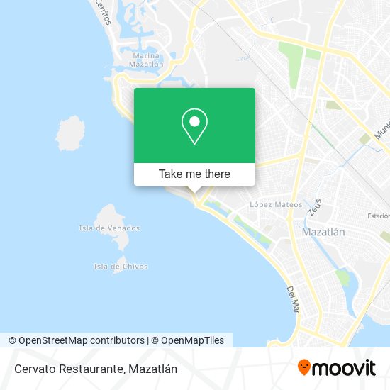 Mapa de Cervato Restaurante