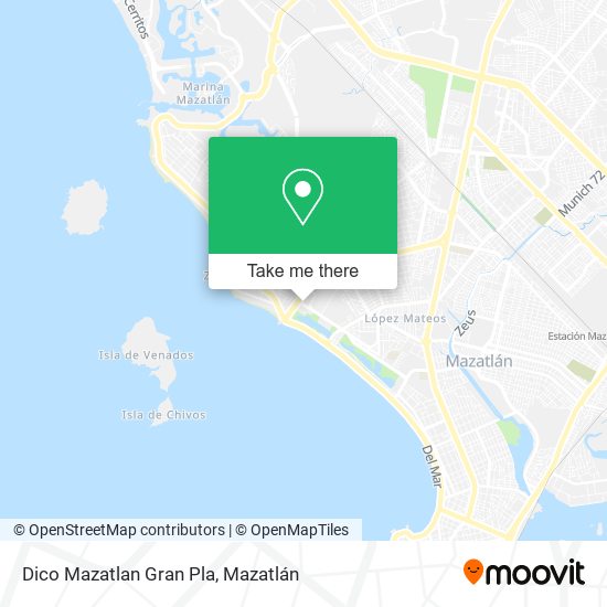 Dico Mazatlan Gran Pla map