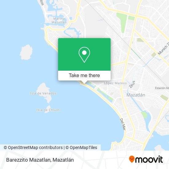 Barezzito Mazatlan map