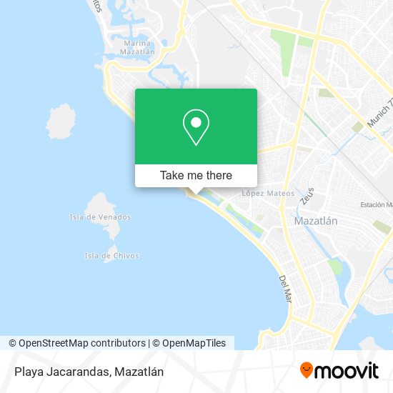 Mapa de Playa Jacarandas