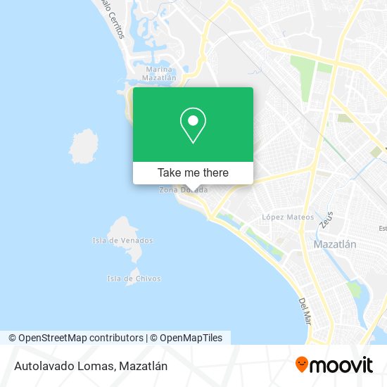 Autolavado Lomas map