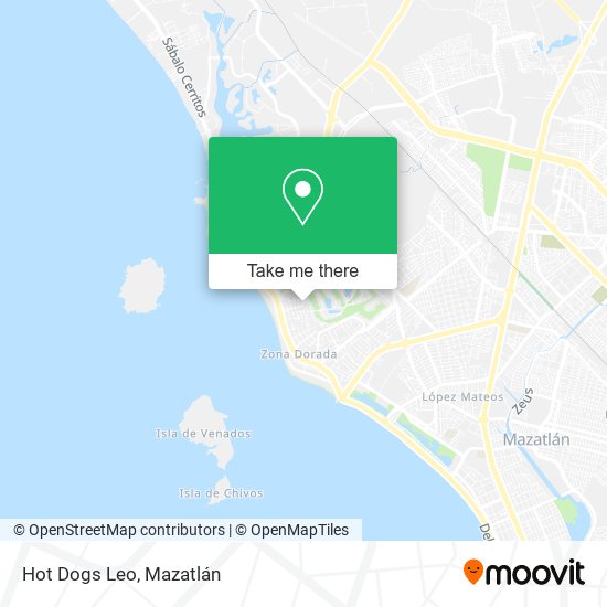 Mapa de Hot Dogs Leo