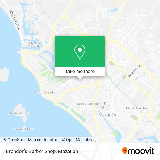 Brandon's Barber Shop map