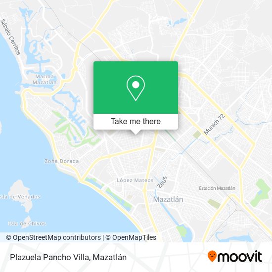 Plazuela Pancho Villa map