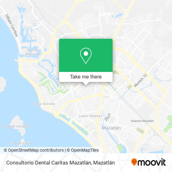 Consultorio Dental Caritas Mazatlán map