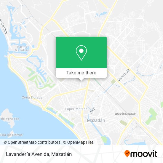 Lavandería Avenida map