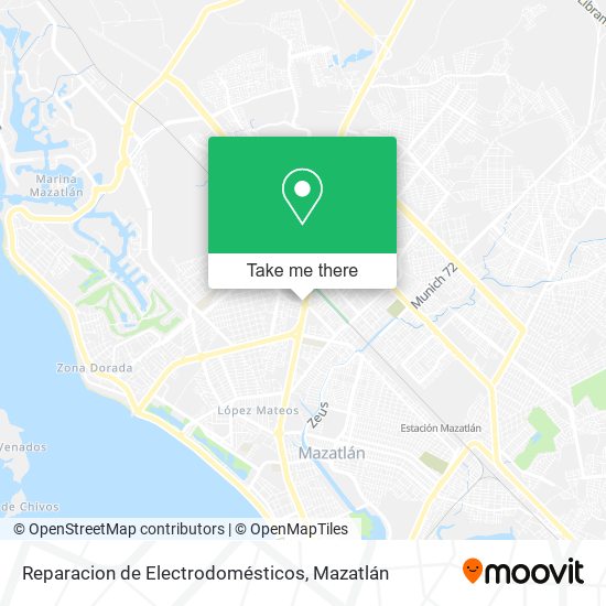 Reparacion de Electrodomésticos map