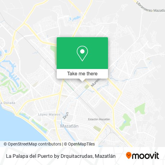 La Palapa del Puerto by Drquitacrudas map