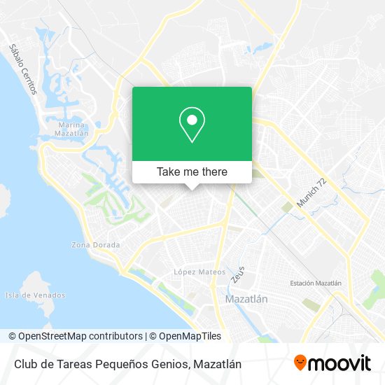 Mapa de Club de Tareas Pequeños Genios