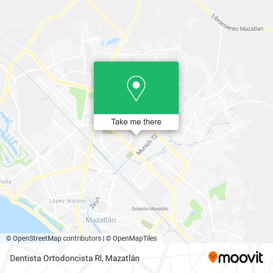 Dentista Ortodoncista Rl map