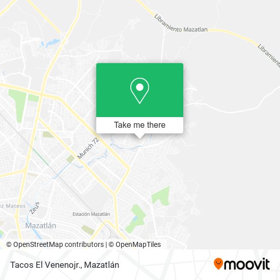Tacos El Venenojr. map