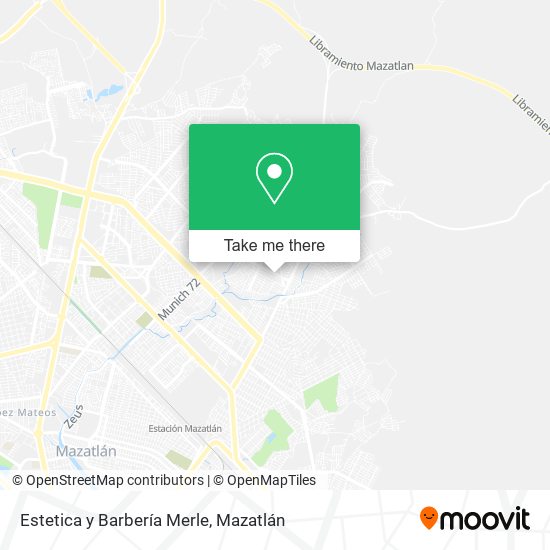 Estetica y Barbería Merle map