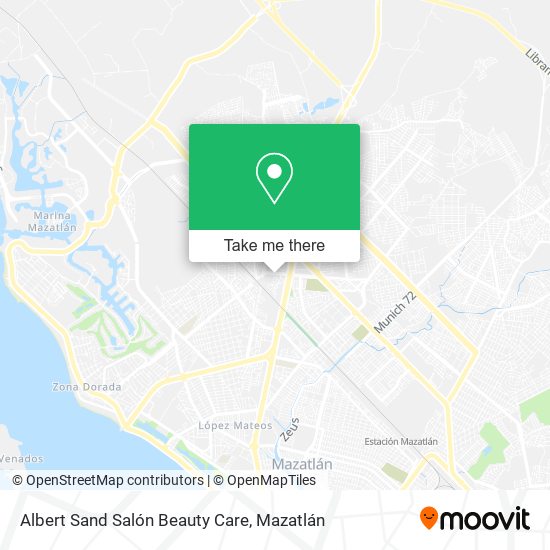 Mapa de Albert Sand Salón Beauty Care