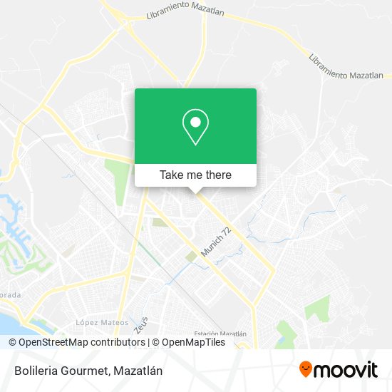 Mapa de Bolileria Gourmet