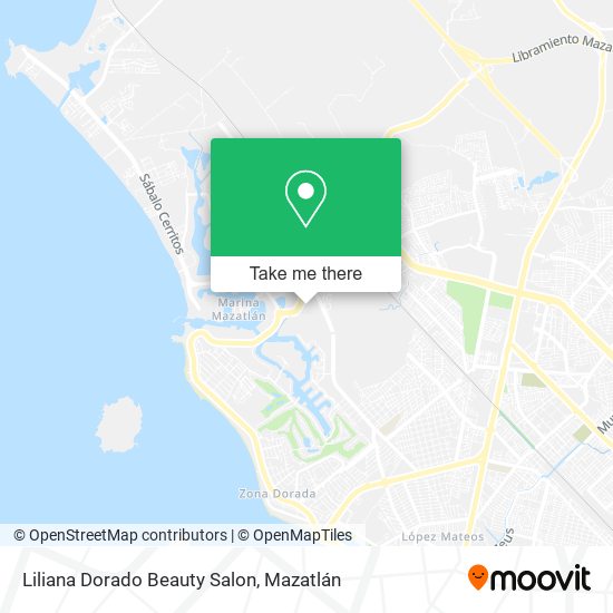 Liliana Dorado Beauty Salon map