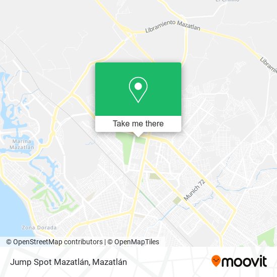 Jump Spot Mazatlán map