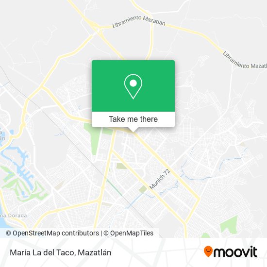 María La del Taco map
