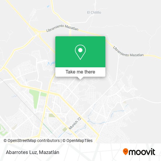 Mapa de Abarrotes Luz