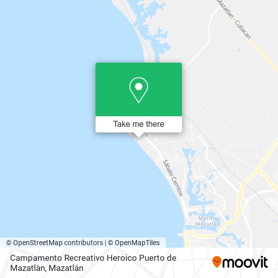 Campamento Recreativo Heroico Puerto de Mazatlàn map